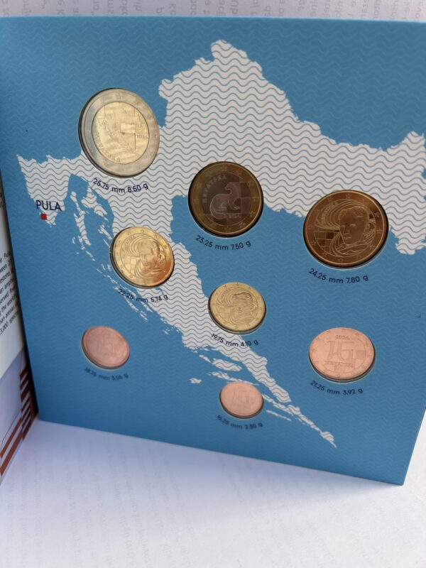 Euro set Pula 2024. kovnički sjaj - Slika 3