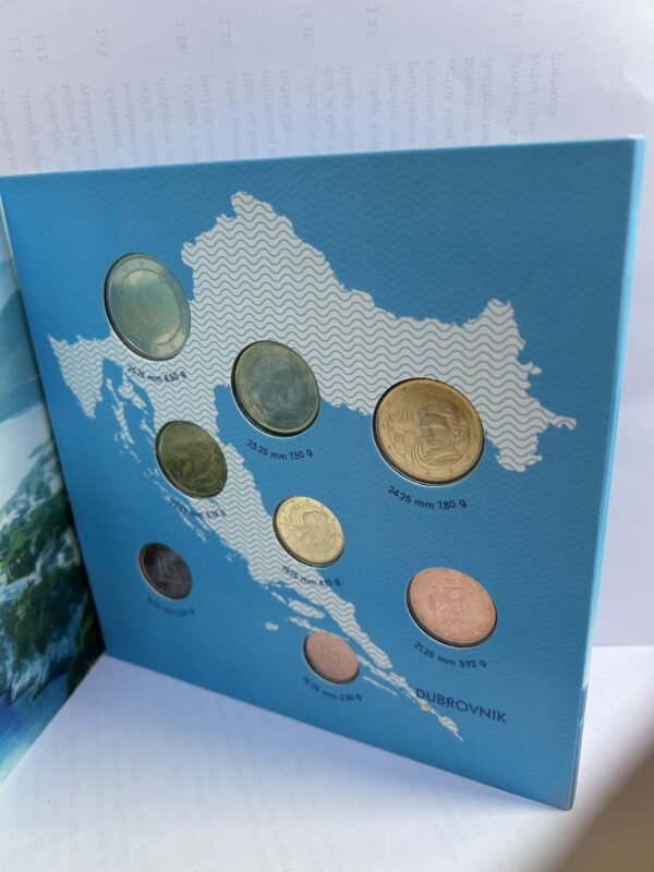 Euro set Dubrovnik 2023. kovnički sjaj - Slika 3